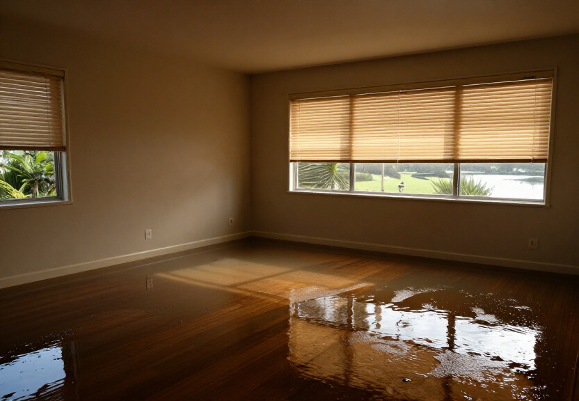 Water-damaged carpet in North St Marys home