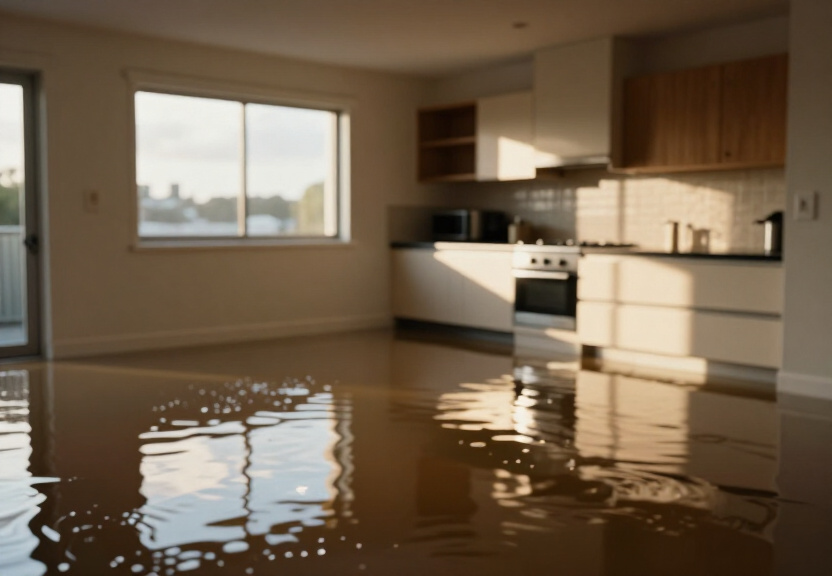 Flooded basement in North St Marys property